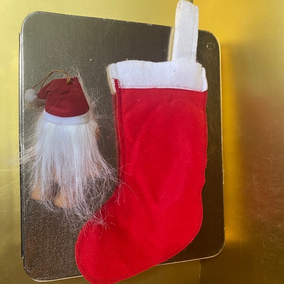 RUSS BERRIE VINTAGE CHRISTMAS TROLLS WITH HATS & POCKET XMAS STOCKINGS RARE - Picture 13 of 16